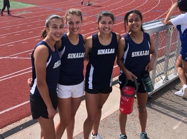 four girls on cross country team